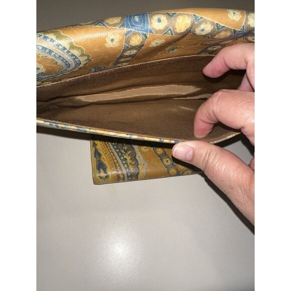 Vintage Morris Moskowitz Leather Clutch And Wallet Set Old Money 1960s 1970s - Picture 4 of 11